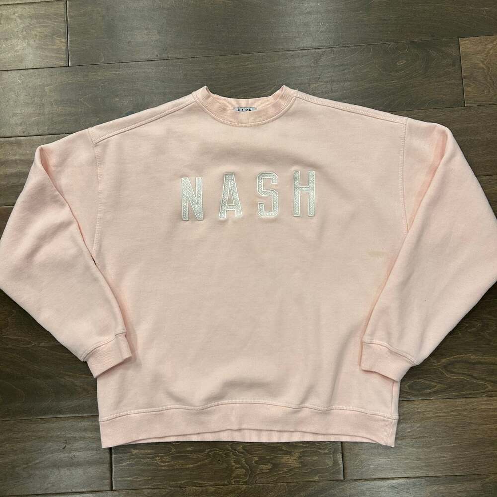 NASH Women's Nashville‎ Pink Sweatshirt S/M
